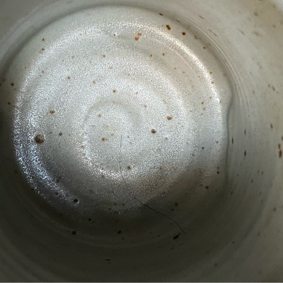 Hand Thrown Studio Pottery Mug Stein Cup Ombré Beige Red Glazed Signed 4.5” EUC - Picture 7 of 14